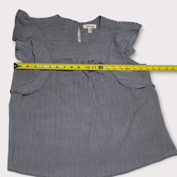 Monteau navy and white stripe top - Picture 8 of 8